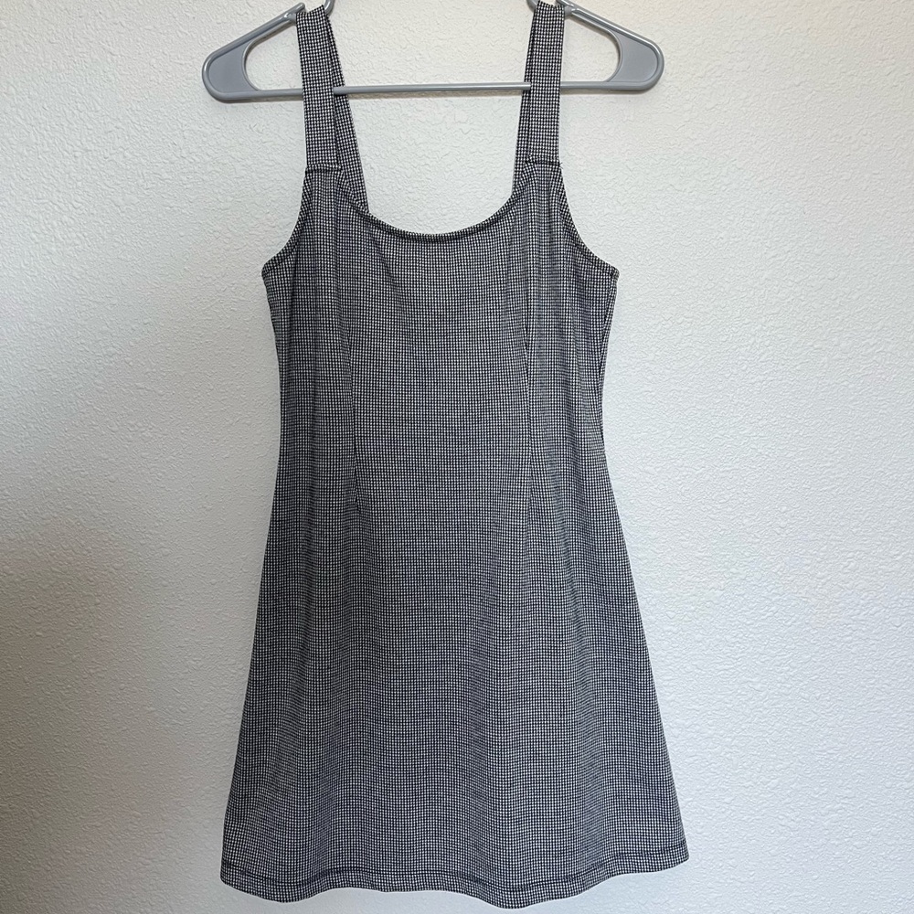 A-Line Mini Houndstooth Dress